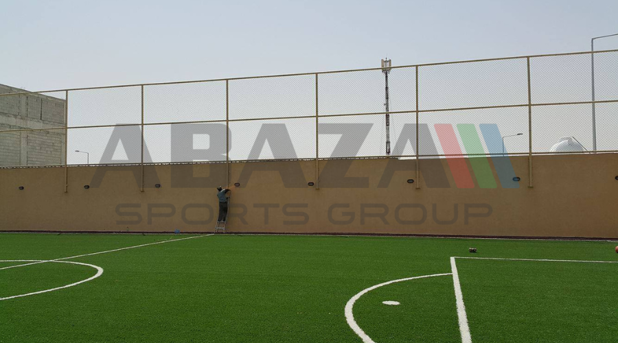 كيفية صيانة شبك الملاعب مع أباظة جروب