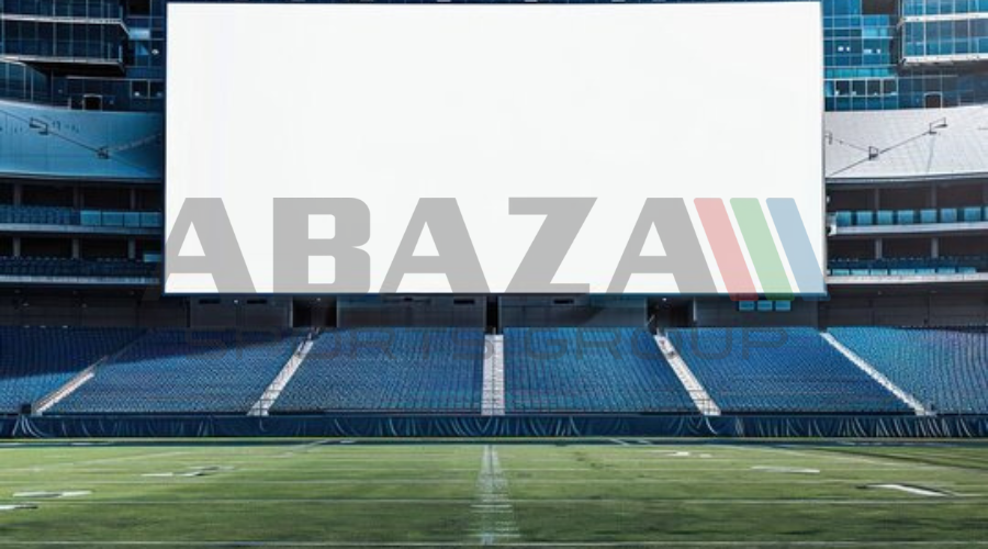أحجام شاشات الملاعب ومستوى سطوعها